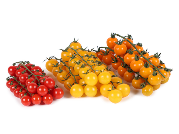 Mynd Cherrytómatar mix á grein 3 kg.